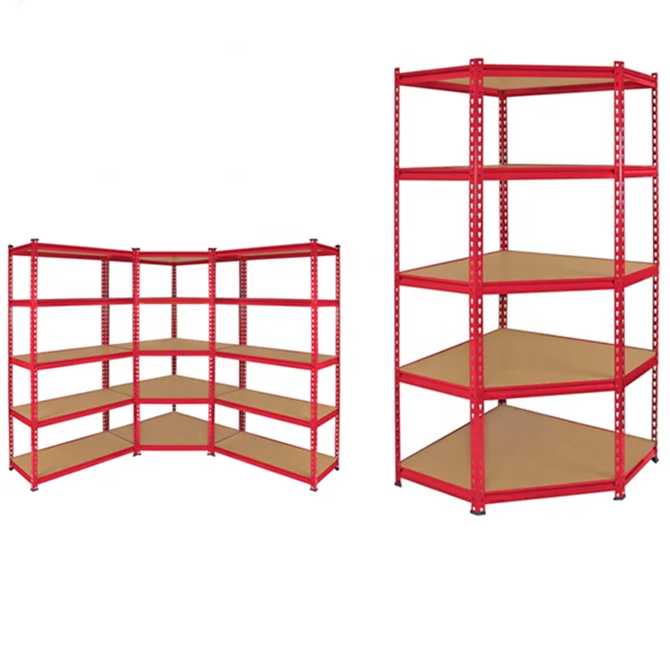 
 Light Duty Detachable 5 Tier Garage Shelving Warehouse Storage Shelves  