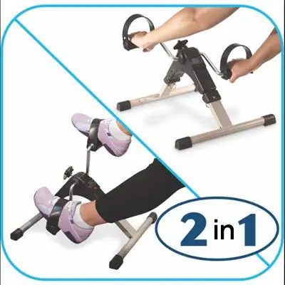 Electronic Display  Folding   Mini Pedal Exercise Bike Arm and Leg Home Use Cycling Exercise Machine
