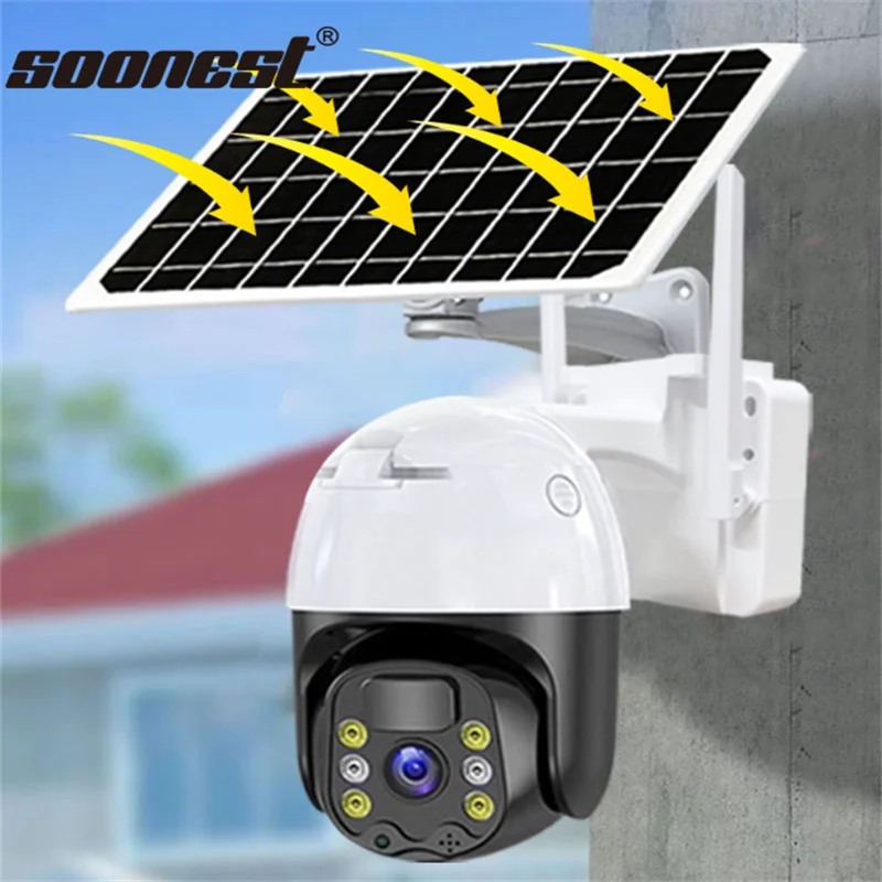 C1 Wireless Solar Camera Security Solar Camera Power For Car Sensor Recor Solar Powered Camera Security Outdoor 4G Wireless