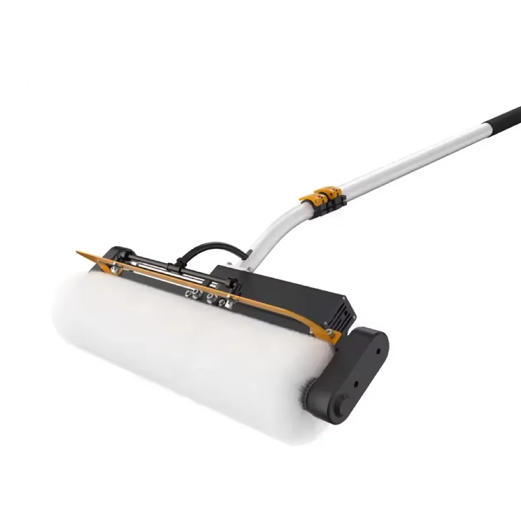 Zhenda Factory AC Power 5.5M  without battery roller head  photovoltaic  brushless motor solar panel cleaning Brush
