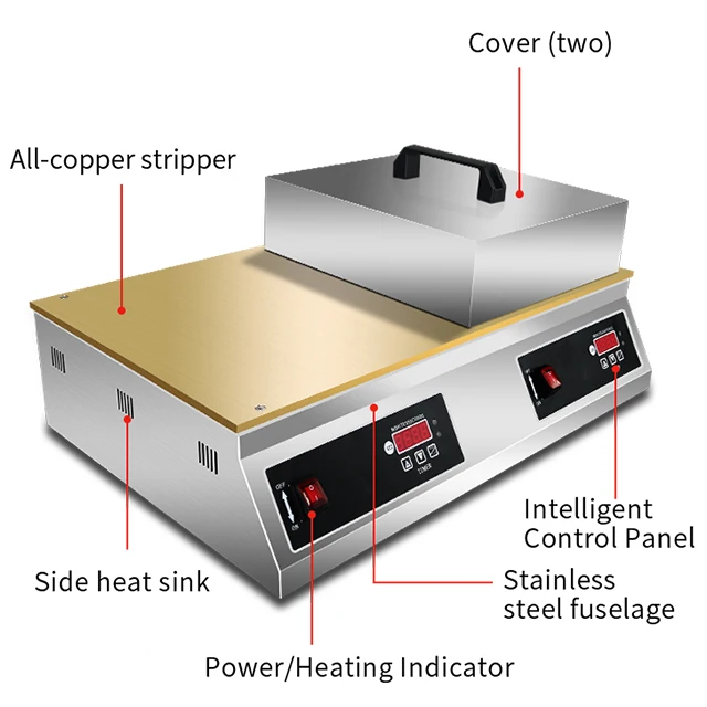 High Quality Stainless Steel Thickened Grill Countertop Griddle Gas Griddle Commercial