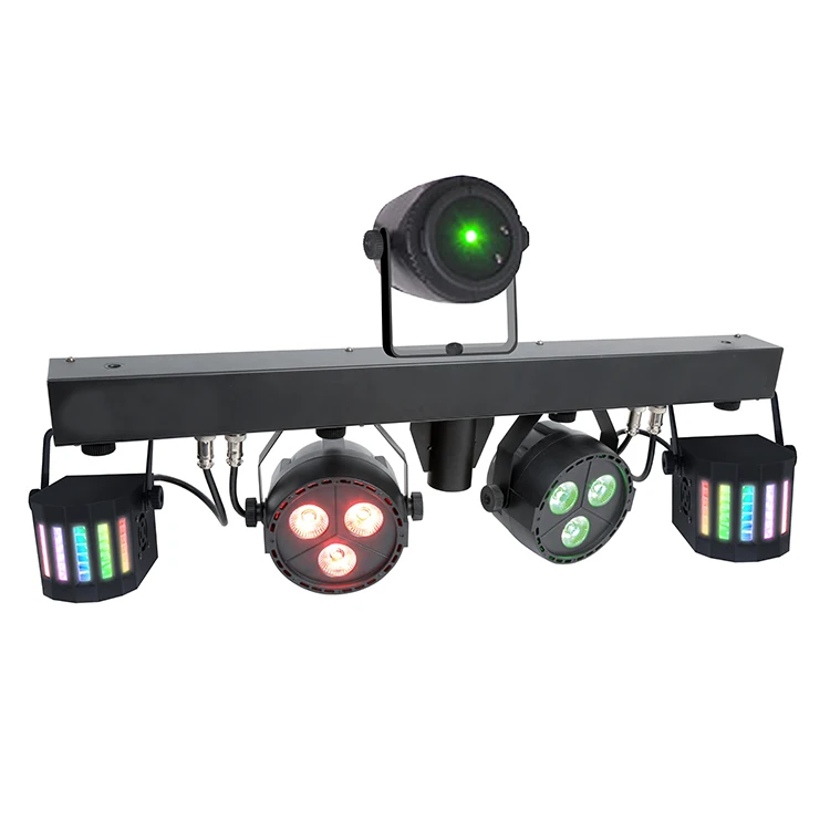 
Disco led dmx512 control derby par can strobe laser rgbw 4in1 par light dj stage lighting 