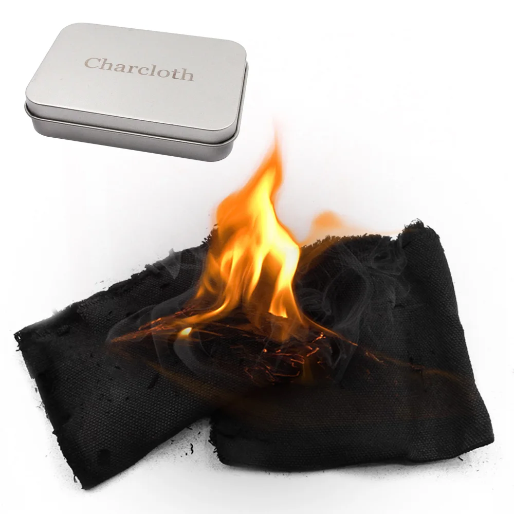 Baiyuheng Outdoor Emergency Survival kit accessary fire starter char cloth