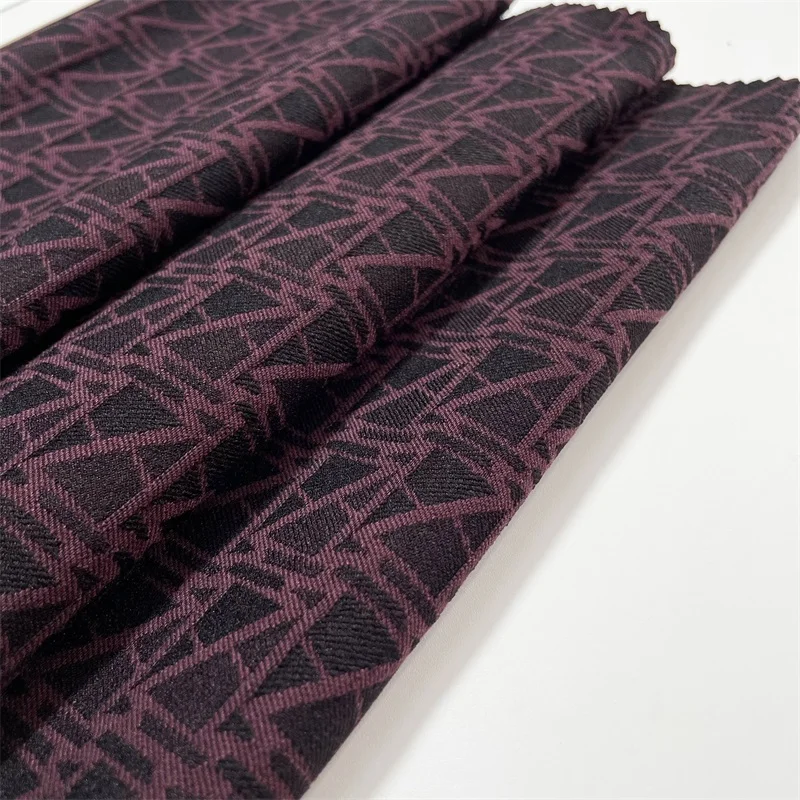 Sunplustex manufacture solid stretch woven fabric viscose nylon spandex jacquard cafta bengaline for pants suit blazer uniform