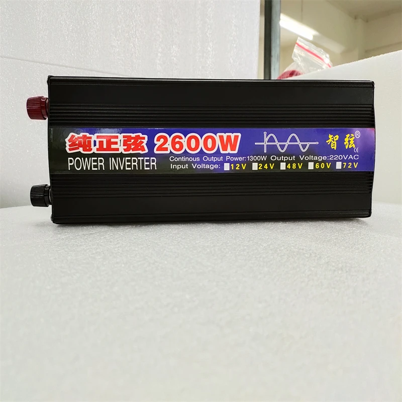 Factory DC/AC Inverters And 2500W 110V 12v 24v 48v 60v 2600w 3000w Pure Sine Wave Inverter