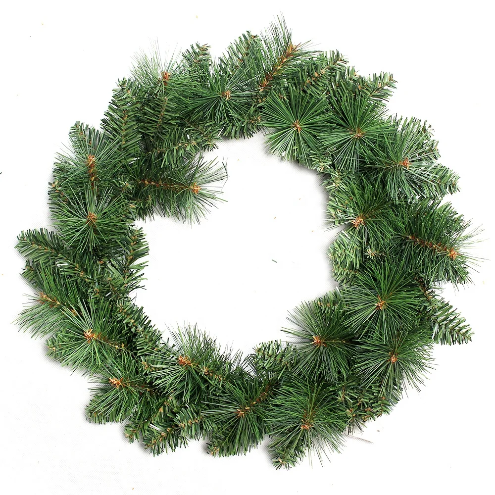 
2020 Hot Amazon New Products 45CM PINE Needle and PVC Christmas Garland Decoration 