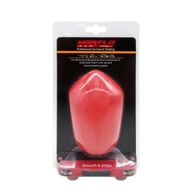 Marflo по уходу за автомобилем волшебна подушечка из глины бар блок детализация губка глины автомобильный воск и лакокрасочного покрытия полировка авто губка для мытья BT-6046