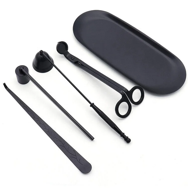 4pcs Luxury Candle Accessory Set Candle Extinguish Candle Trimmer For Party Wedding