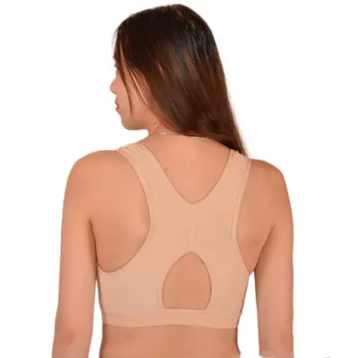 
Women Plus Size Post operation op Bra Breast Sports seamless adjustable Post surgery Bra 