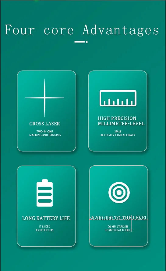 Measure tool green indoor green lazer meter laser distance meter high precision rangefinder mini laser level