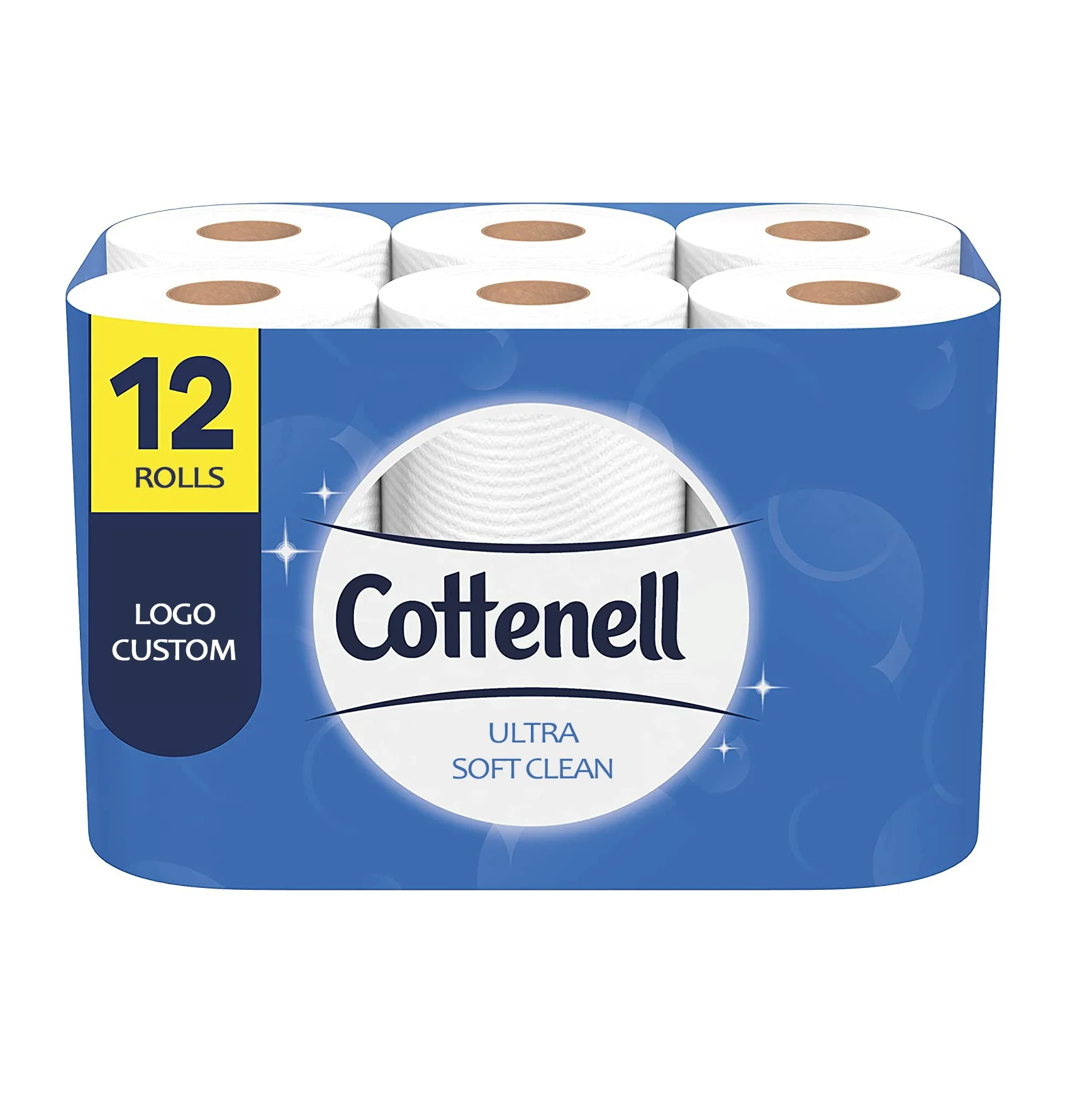 Cheap bulk 2ply 3ply soft printed recycled toilet roll paper bathroom tissue