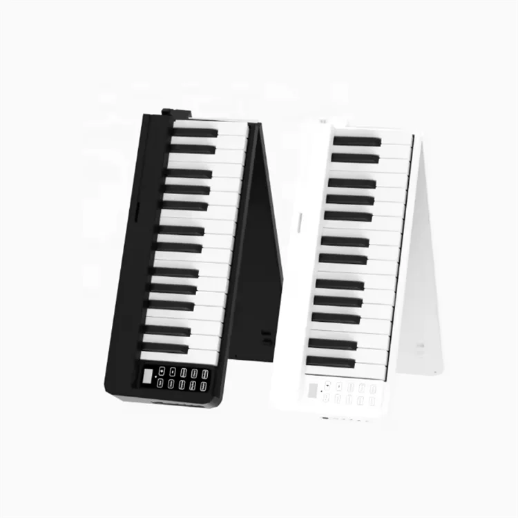 Factory wholesale Portable electronic organ musical instrument electric piano 61 keys keyboard piano for kids child Black piano