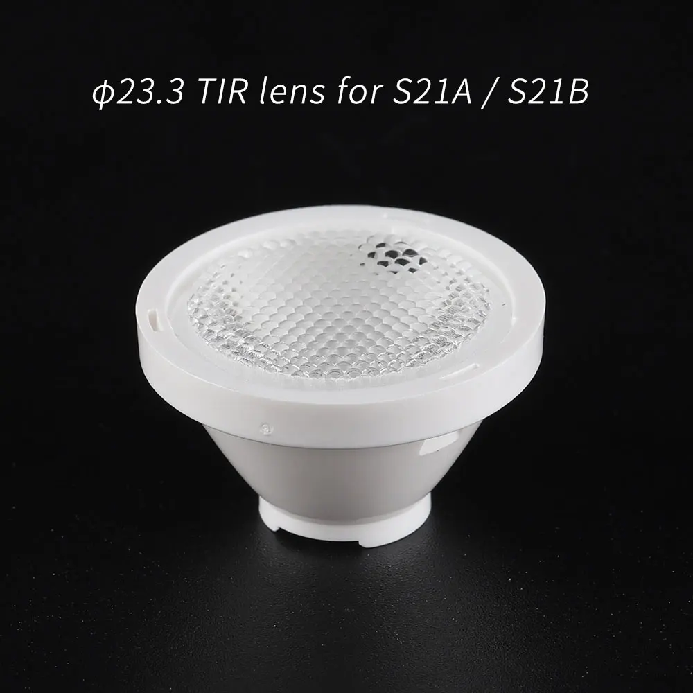 Диаметр объектива 23,3 мм для S21A S21B с светодиодами SST40 XML2 XHP50.2 5050