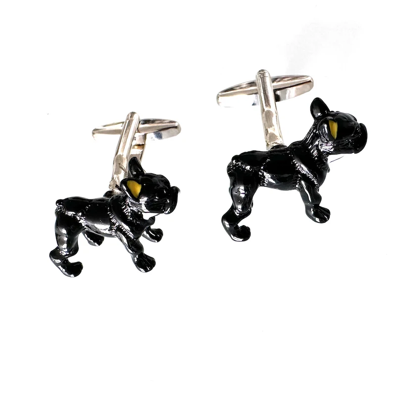 Keer necktie and accessories High-end dog design cufflinks for men