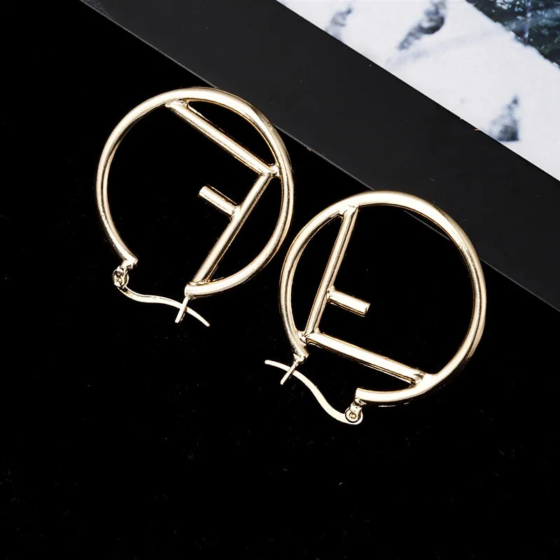 wholesale designer earrings famous brands name jewelry luxury hoop earrings for women