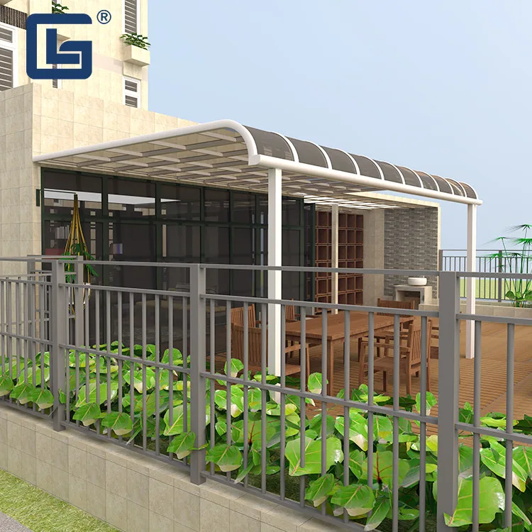  Best Sale Garden Outdoor Patio Cover Polycarbonate Roof Awning Aluminum