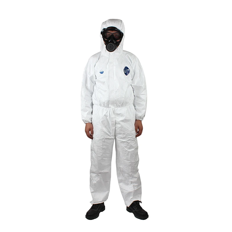 DuPont Tyvek 500 белый химический чехол костюм Tyvek защитные костюмы