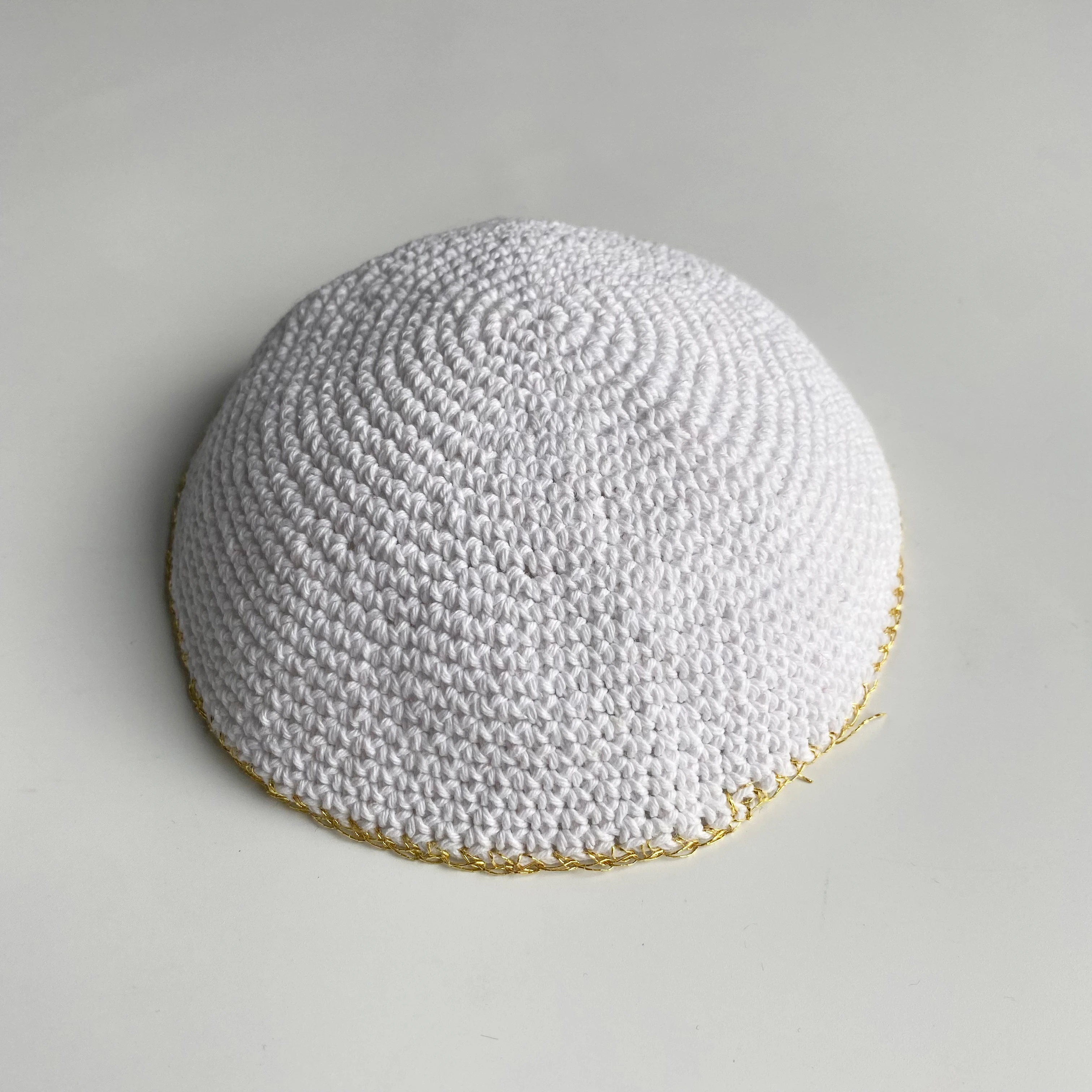 Custom hand knitting   Crocheted Jewish Yarmulka Kippah  with Custom Designs Israel  knitting embroidery kippah