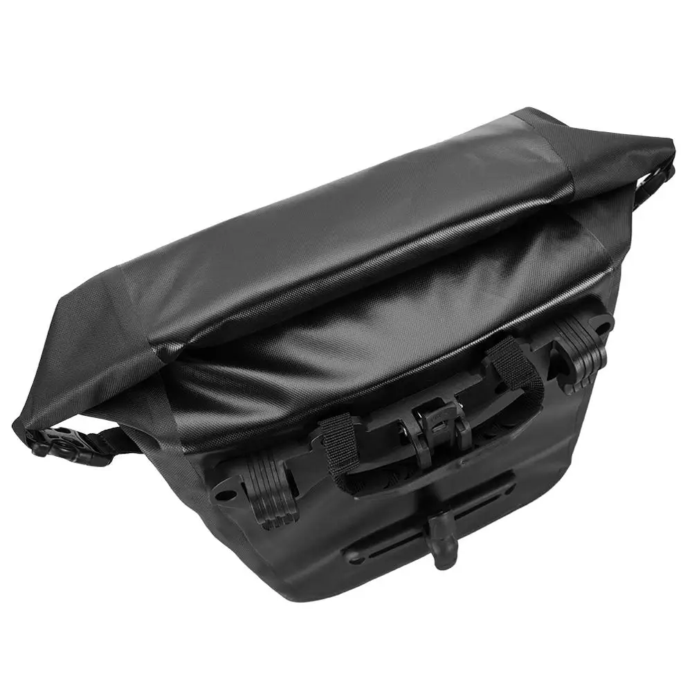 VANNO Wholesale Roll Up Waterproof Cycling Traveling Bicycle Rear Rack Saddle bag bike Pannier Bag with Shoulder Strap