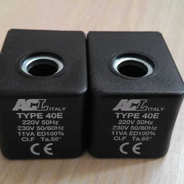 Italian ACL 40 e pneumatic components solenoid coil