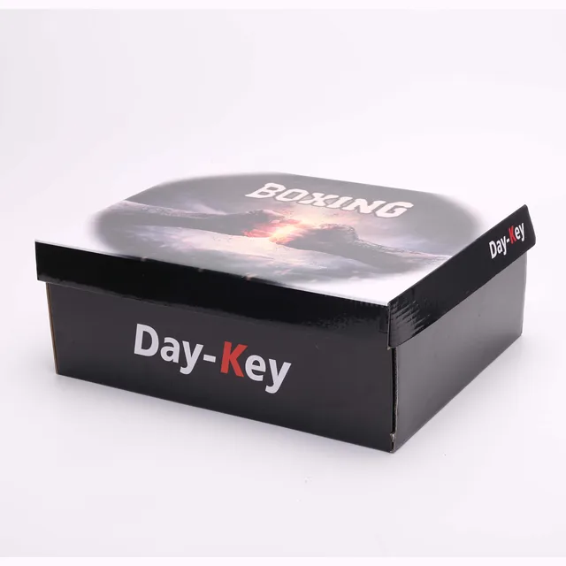 
Custom professional high-top leather red boots boxing shoes for men 