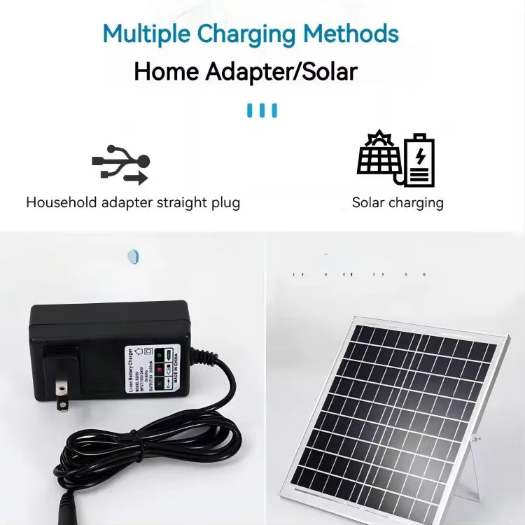 Solar Stand Fan Rechargeable Solar Power Floor Fan USB Digital Plastic 16 Inch DC12V English China Stand Fan Motor 230 V 25W 15w