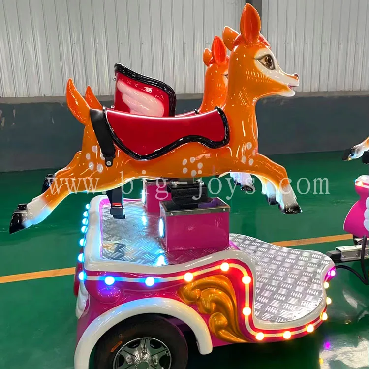 Electric Train Unique Appearance Latest Design Tourist Attraction Sightseeing Amusement Equipment Knight Deer kids ride,hot sell