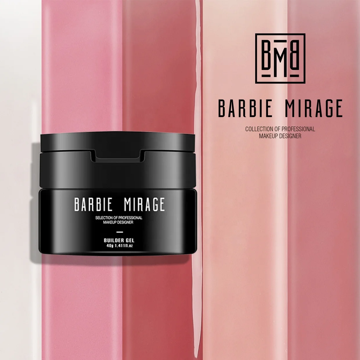 Barbiemirage 40g УФ мягкий гелеобразный чехол для строителей Профессиональный гель наращивания ногтей