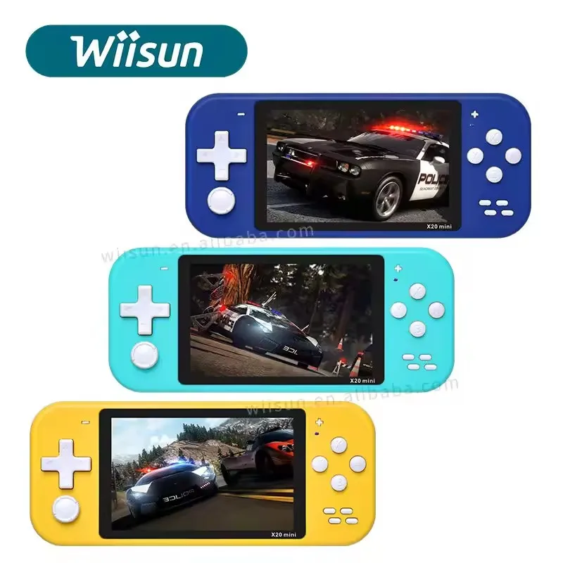 X  Wholesale X20 5.1inch Portable 4K HD Retro Handheld Game Console Video Game Player