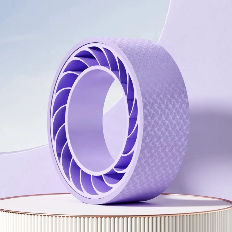 Gym Home Fitness Back Roller Pilates Yoga Aids Exercises Yoga Wheel for Leg Back Waist