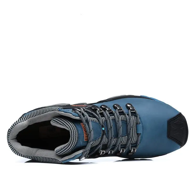 Custom Service Lace Up Anti-slip Waterproof Mountain Climbing Sneakers Wear-resistant Hunting Boots Shoes for Men