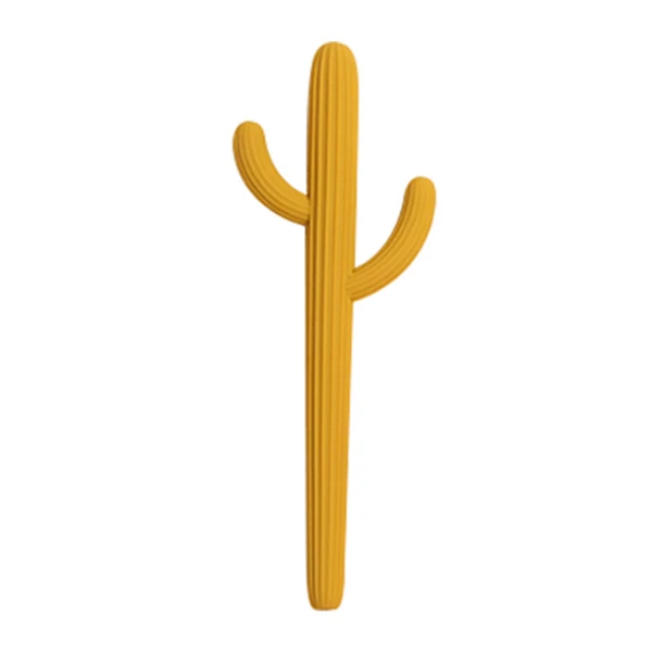 BPA Free Baby Teething Toy Silicone Teethers for Babies and Infants Cactus Straw Teether
