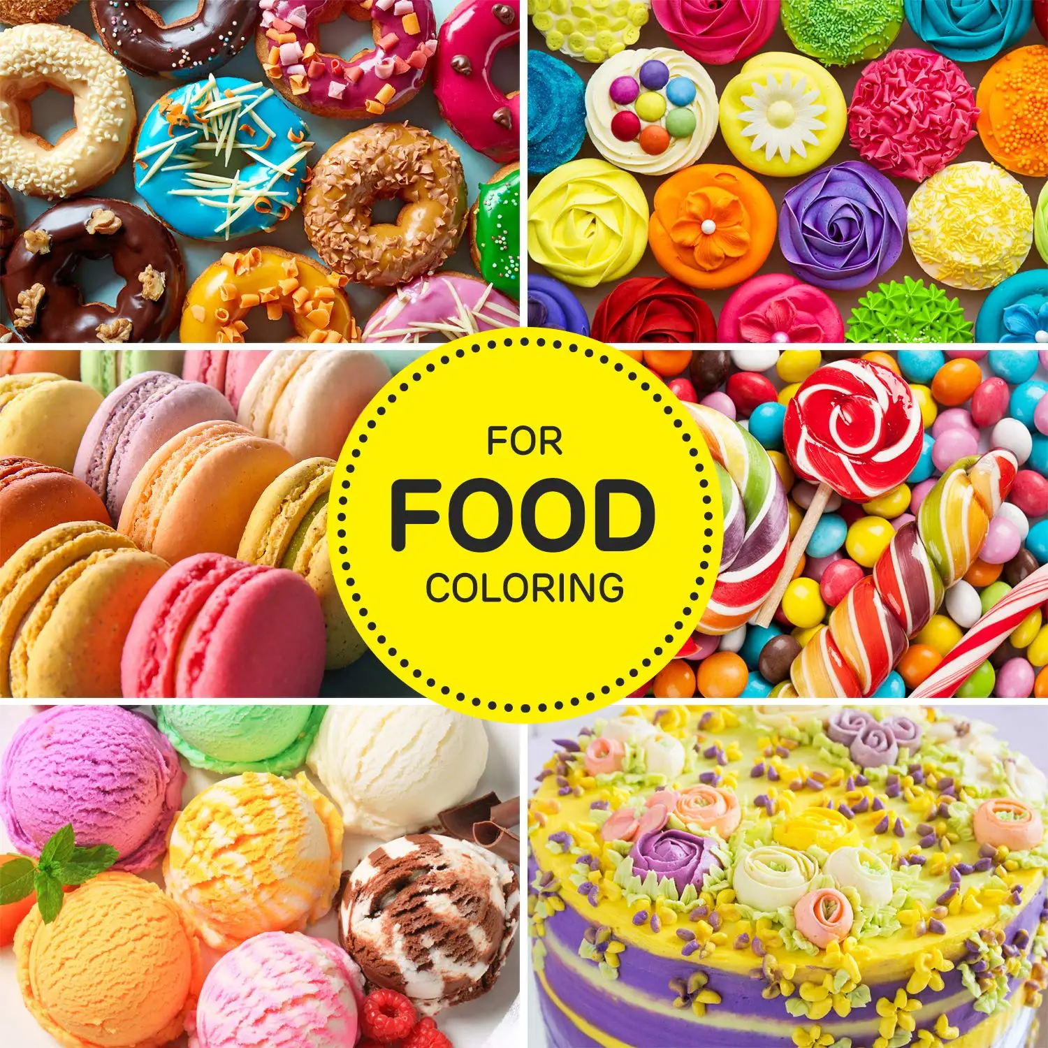 Food Grade Colorant Liquid Color Additive Dye Pigment Edible Gold Glitter Dust for Drink Cake