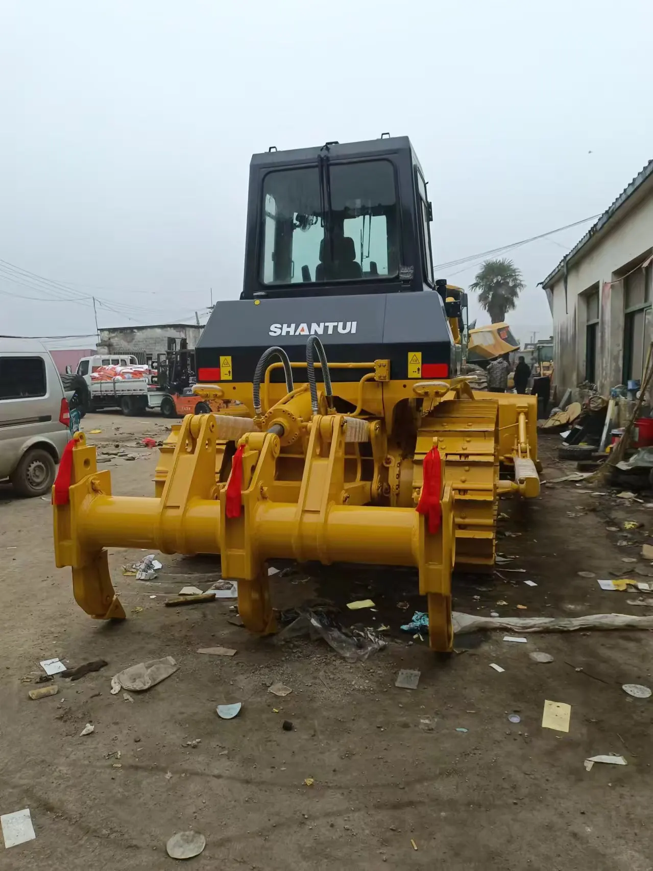 High Efficiency Used Bulldozer Chinese Famous Brand Shantui SD16 Bulldozer 17 Ton Hydraulic Crawler Bulldozer for Road Building