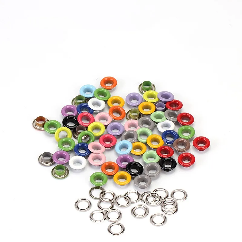 High quality Custom Size and Color Shape Round Metal Brass Eyelets And Grommets Garment Eyelet For Clothing Shoe