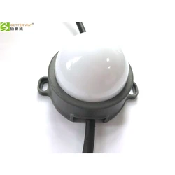 3W DMX LED 60mm Pixel string Light IP67 DC24V RGB Pixel coin for outdoor building facades