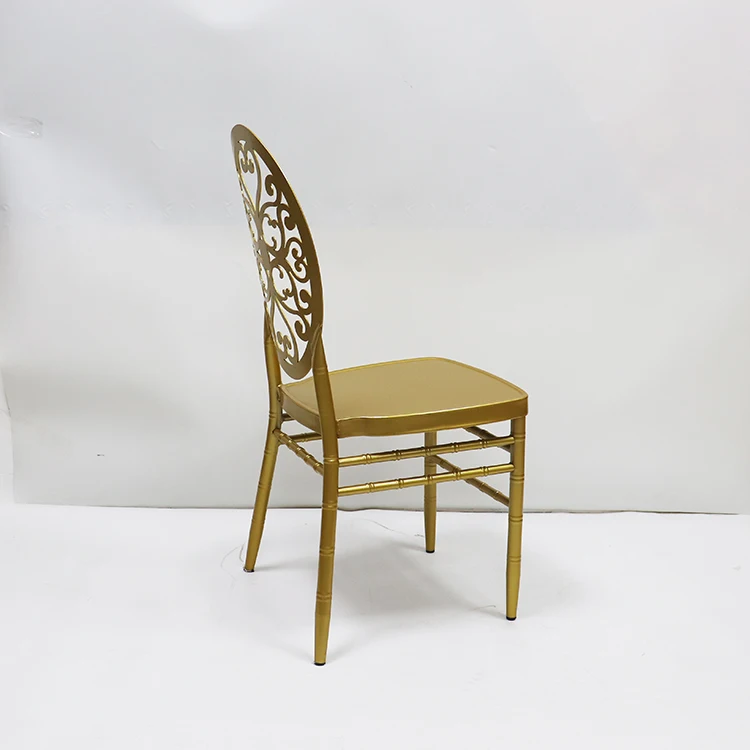 wholesales hot selling wedding event metal frame chameleon chair velvet banquet reception cross back chair