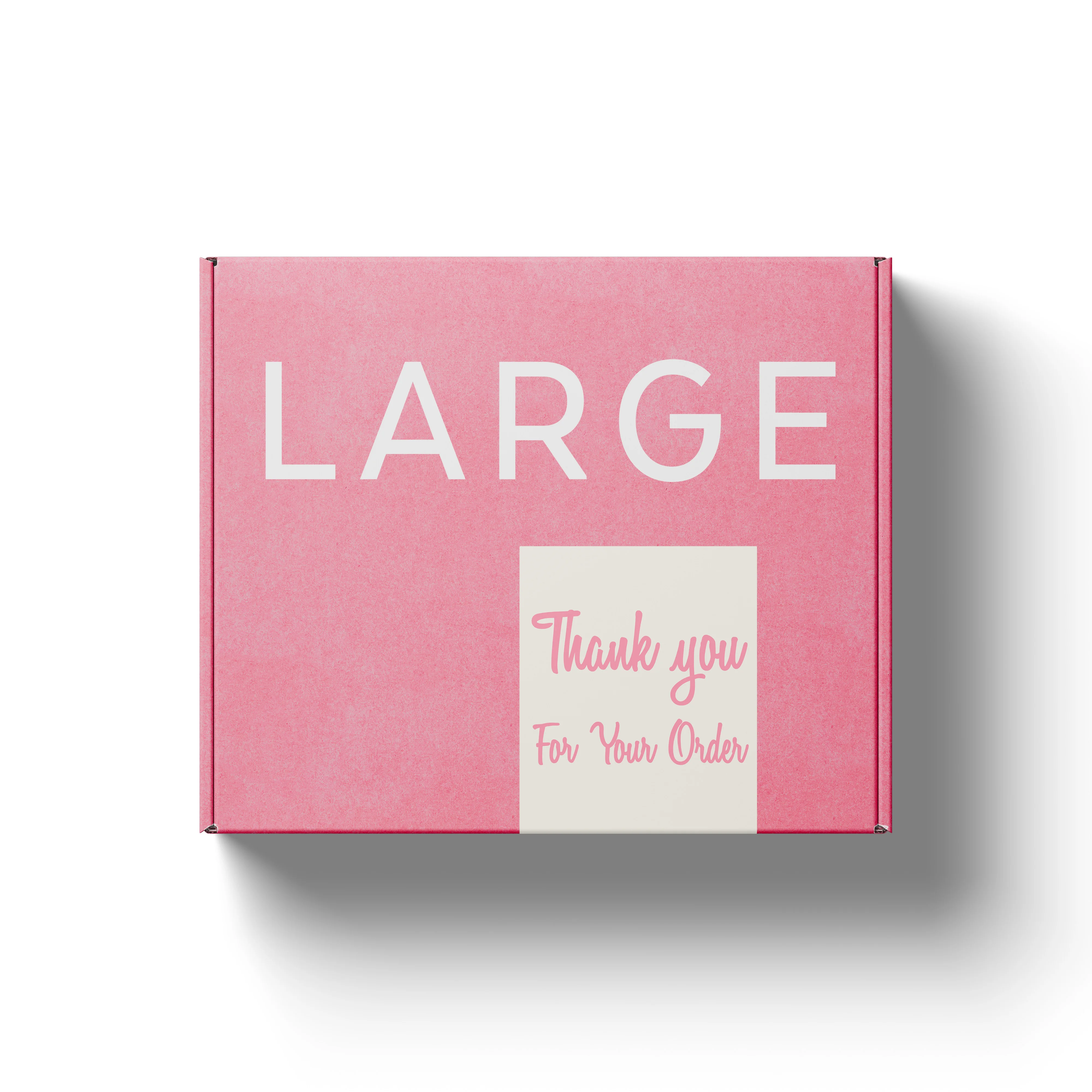 Customized Logo Recyclable Corrugated Cardboard Subscription Gift Clothes Cosmetics Paper Packaging Pink Mailer Shipping Box