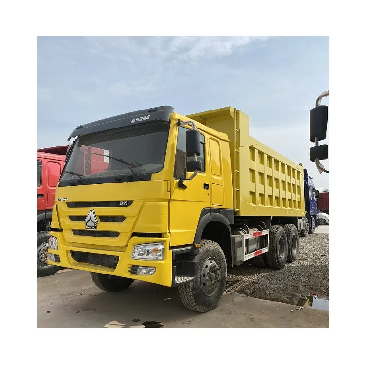 Highly performance excellent engine power 6x4 wheel used dump truck for sale