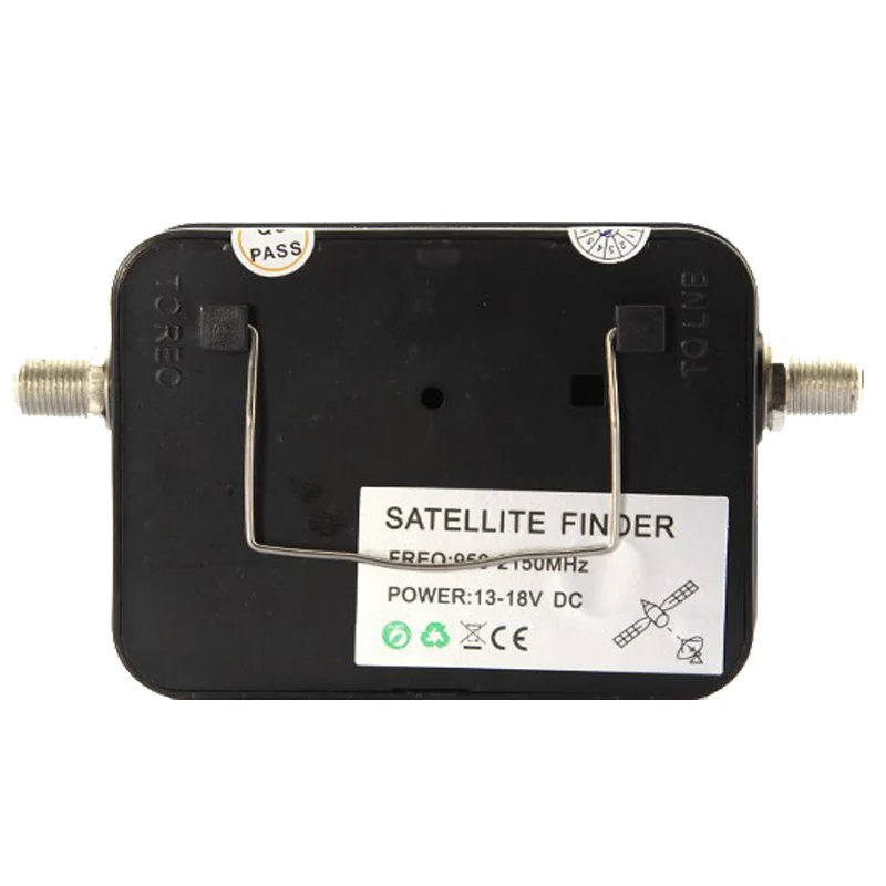 Digital Satellite Finder Signal Meter for Aligning Dish with Patch Lead