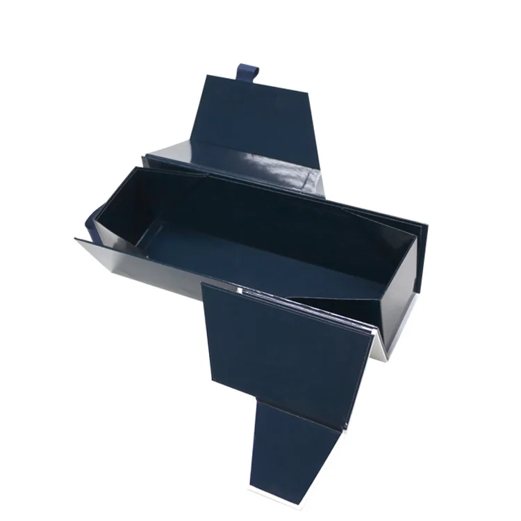 Custom Luxury  Foldable cardboard packaging liquor set champagne whisky red wine bottles glass wine paper gift  Box