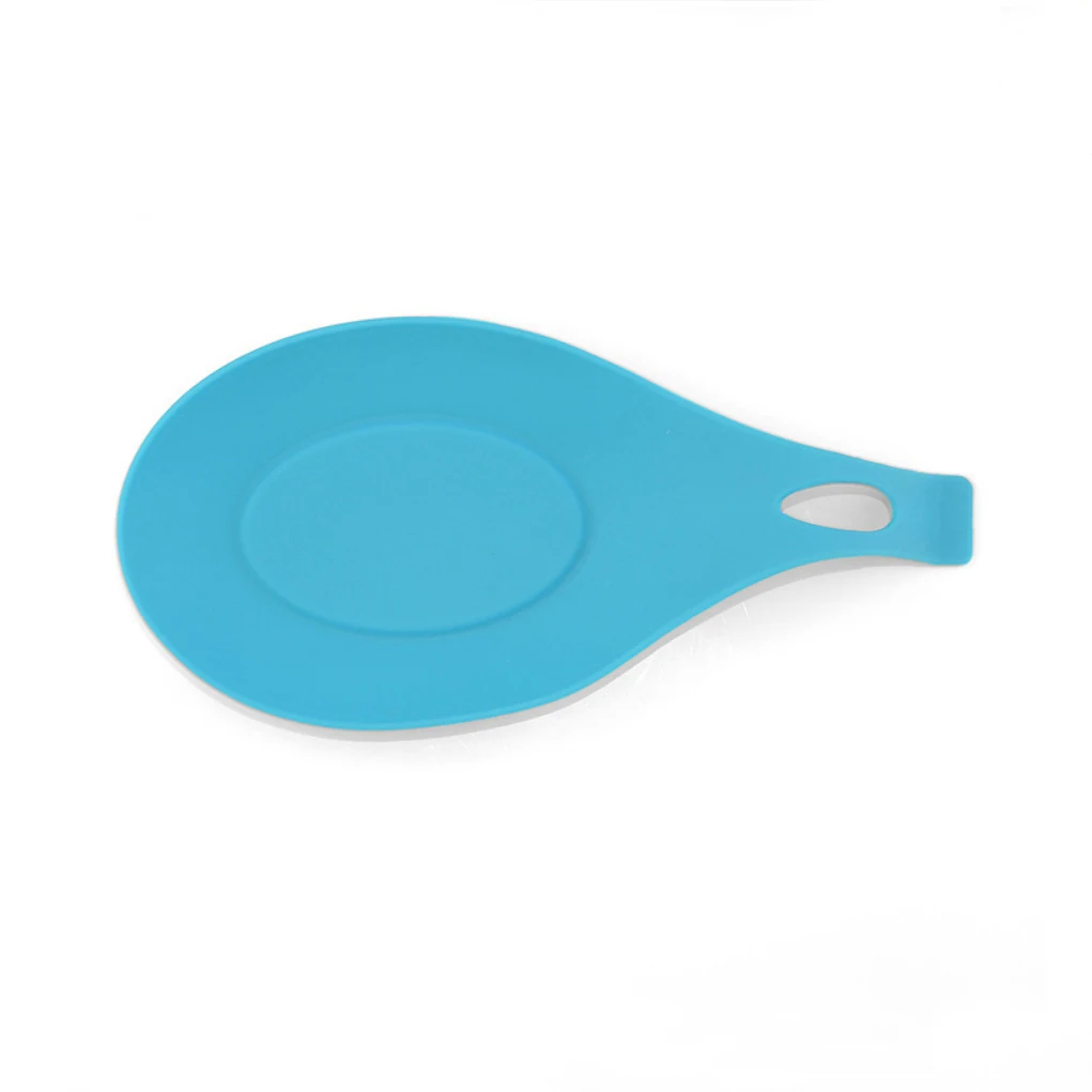 Hot Selling Creative Small Tool kitchen Accessories Spoon Rests Holder Kitchen Silicone Spoon Holder For Cooking
