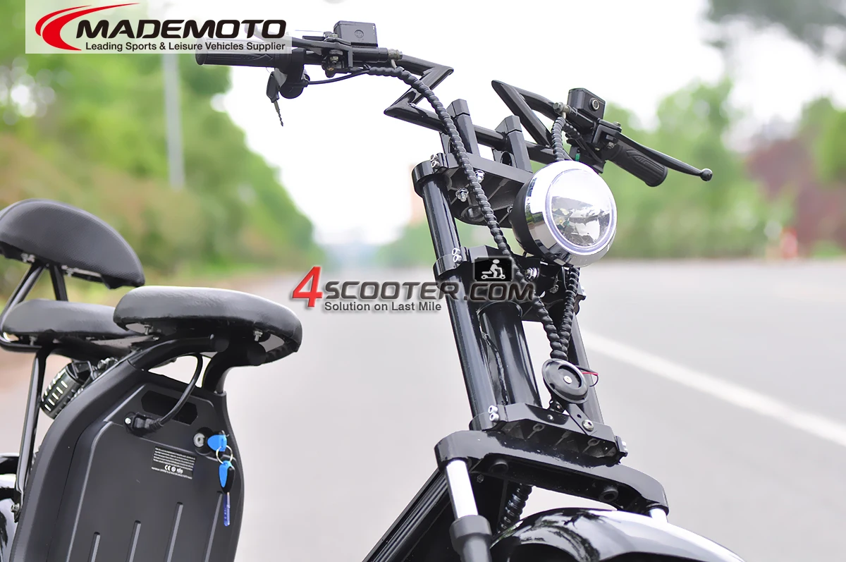 Elektrik Scooter Lithium Battery Citycoco 2000W Coc Electric
