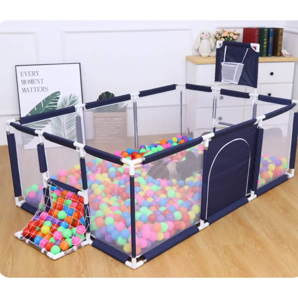 
Extra Large Baby Playpen Safety Fences Play Center Yard Gate for Kids Toddlers Infant Indoor & Outdoor Kids Activity Center 