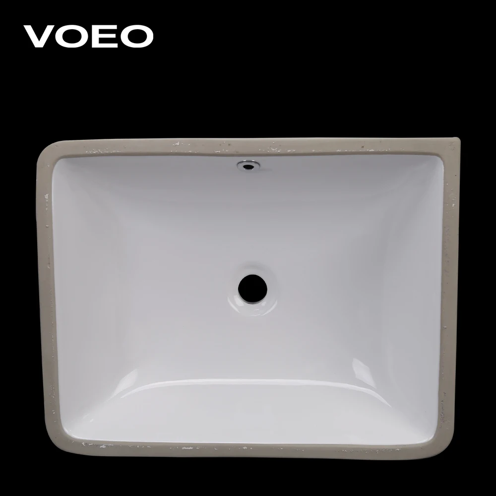 VOEO Factory direct supply ceramic sink undercounter wash basin washing basins counter sinks bathroom