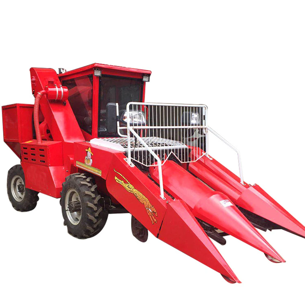 Miwell Farm Machinery Small Corn Reaper Self-propelled Corn Harvester