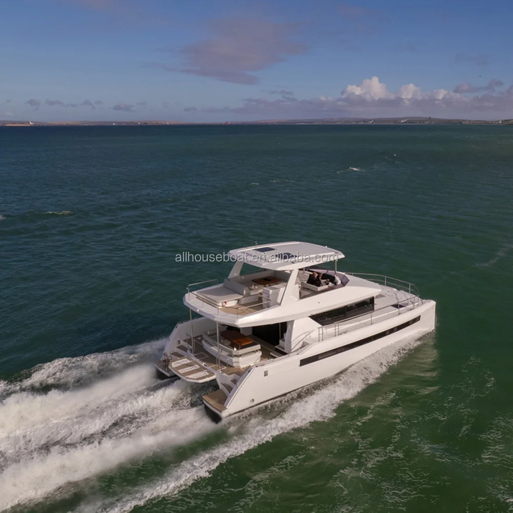 Allhouse houseboat яхта 13 м катамаран парусная лодка для рыбалки домашняя Лодка на продажу