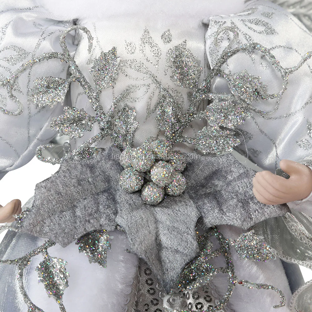 23~46cm Christmas Angel Ornaments Decorations Tree Top Figurines Collection Doll Xmas Festival Holiday new christmas decoration