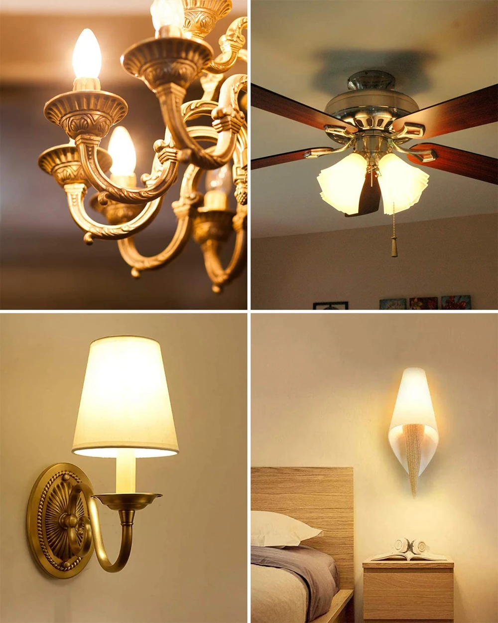 High Quality Cheap Price Remote Controlled E12 E14 3W Indoor LED WIFI Decorative Light Bulb 1600K Electric Led Lamp