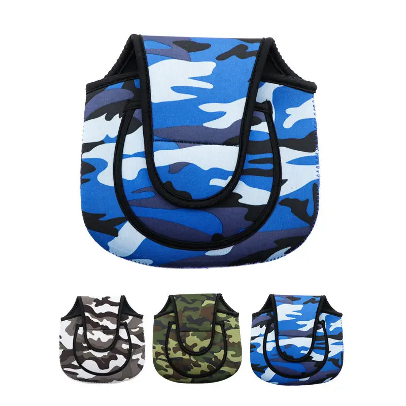 Custom Camouflage Durable Lure Protective Gear Cover Spinning Fishing Reel Bag